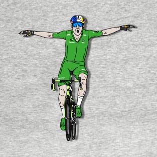 Wout Van Aert Tour de France 2022 - Green jersey champion T-Shirt